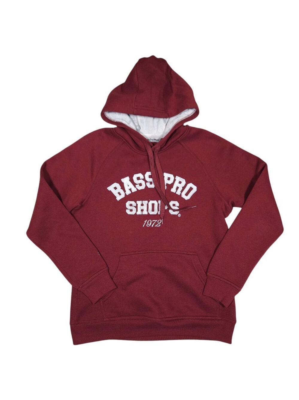 Bass Pro Shops Hoodie Sweatshirt Size Small Red Pullover Fleece Canada Maple